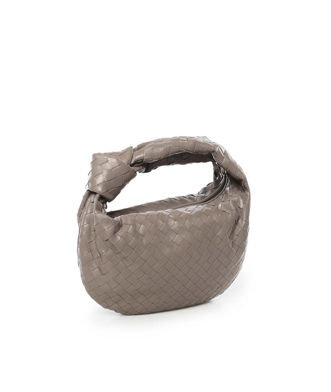 BOTTEGA VENETA Бежевая кожаная сумка через плечо, фото 2