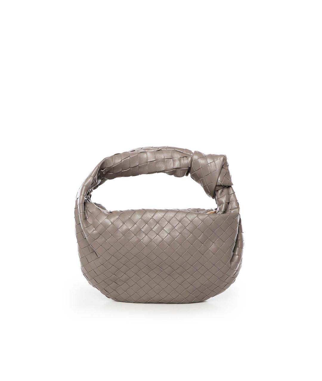 BOTTEGA VENETA Бежевая кожаная сумка через плечо, фото 3