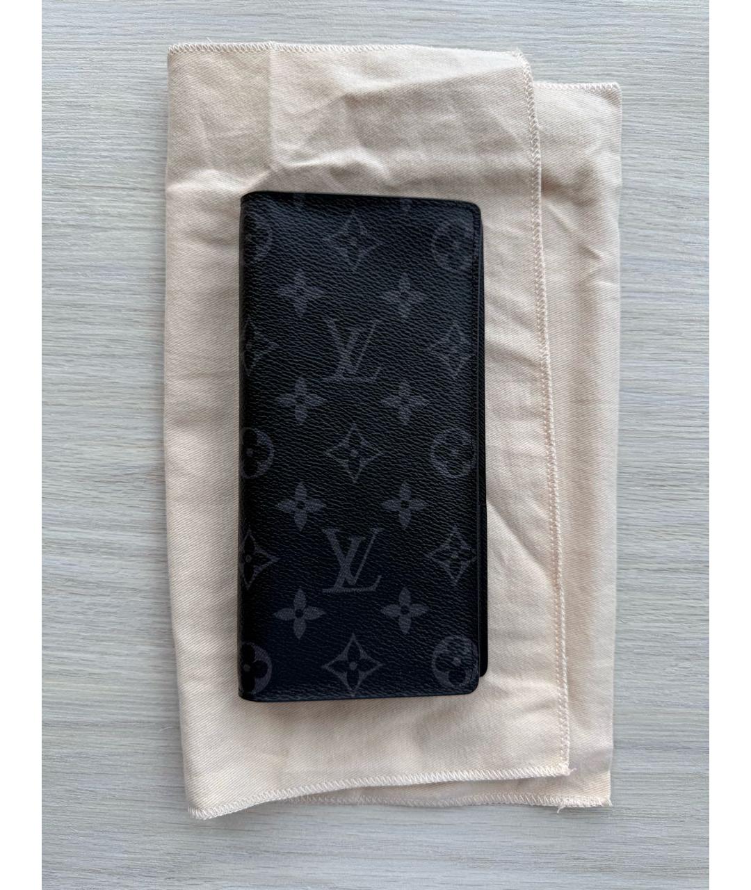 LOUIS VUITTON Черный кошелек, фото 7