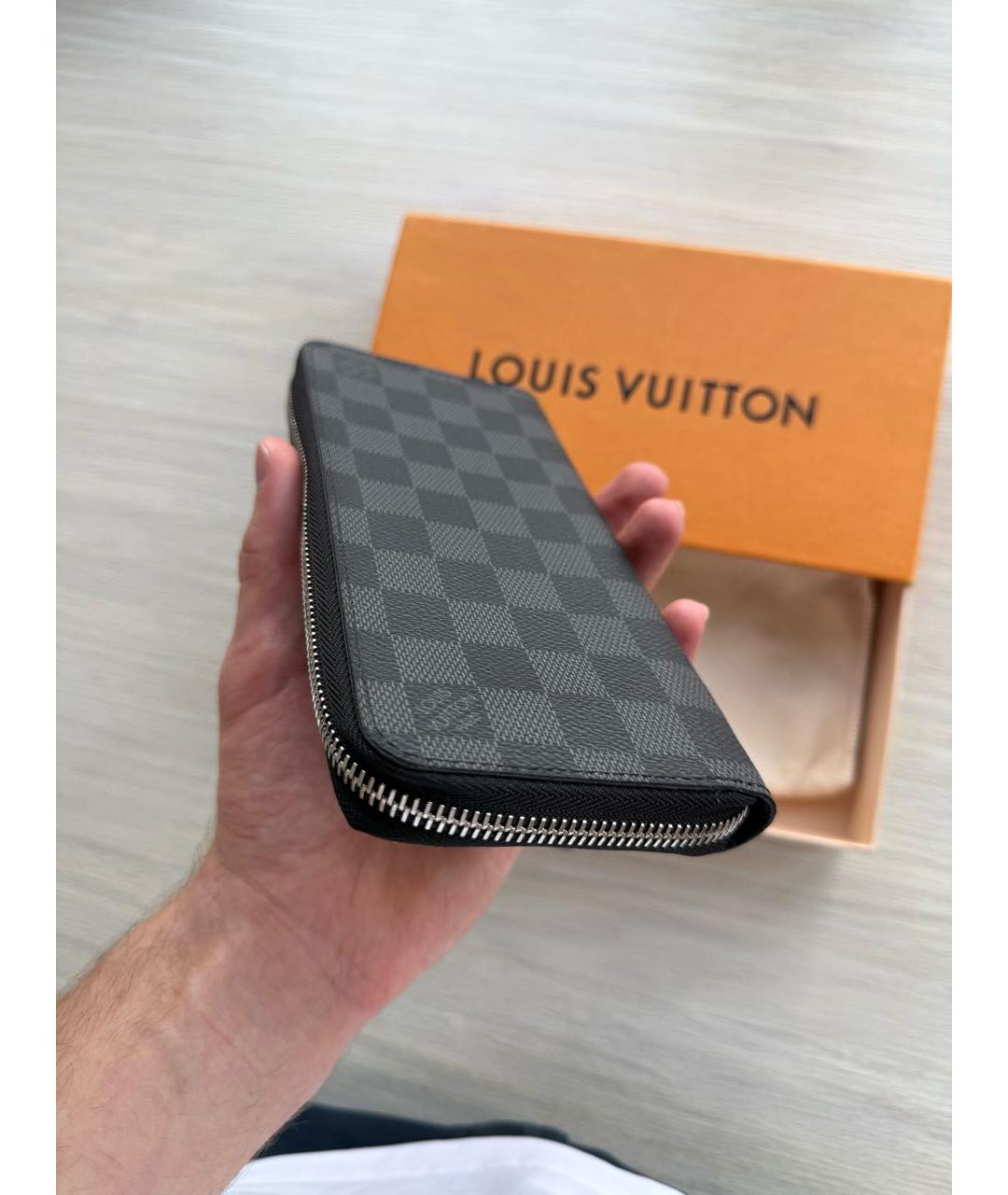 LOUIS VUITTON Черный кошелек, фото 2