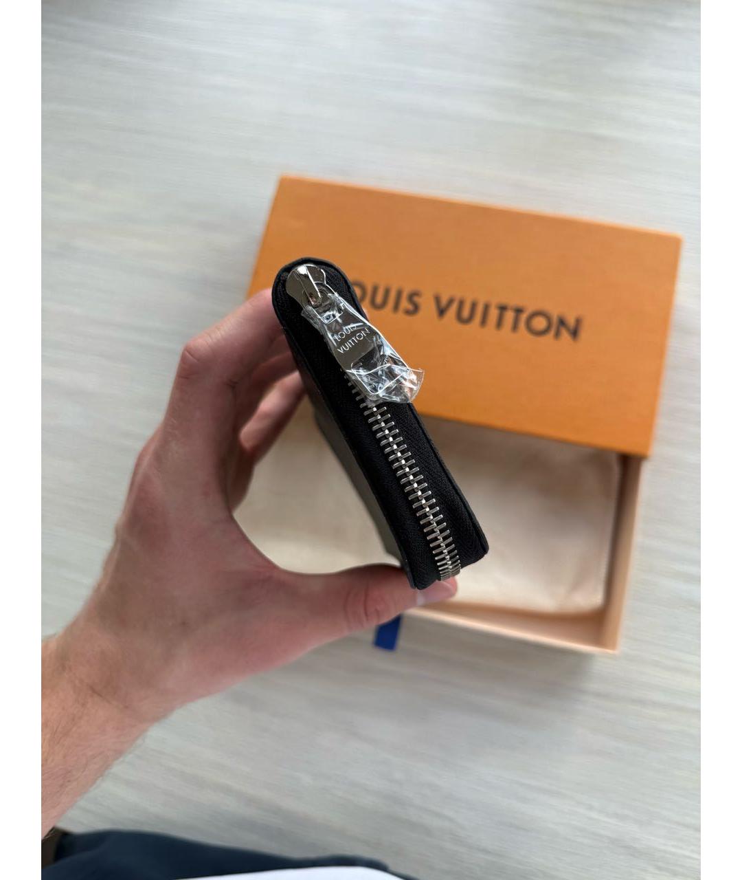 LOUIS VUITTON Черный кошелек, фото 3