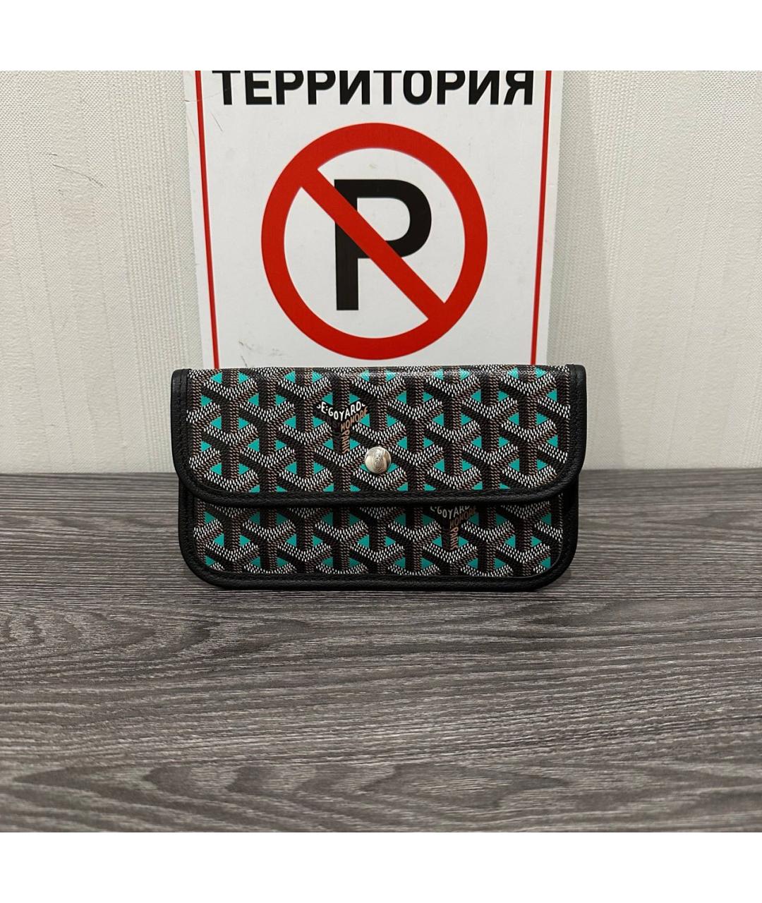 GOYARD Черный кошелек, фото 6
