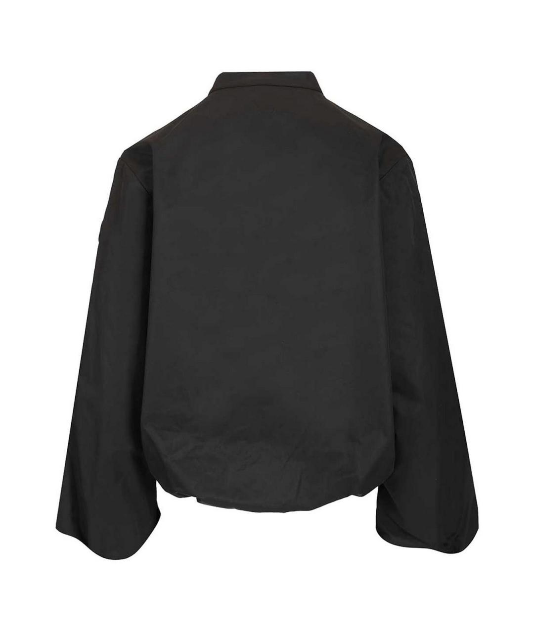 MONCLER Черная хлопковая куртка, фото 2