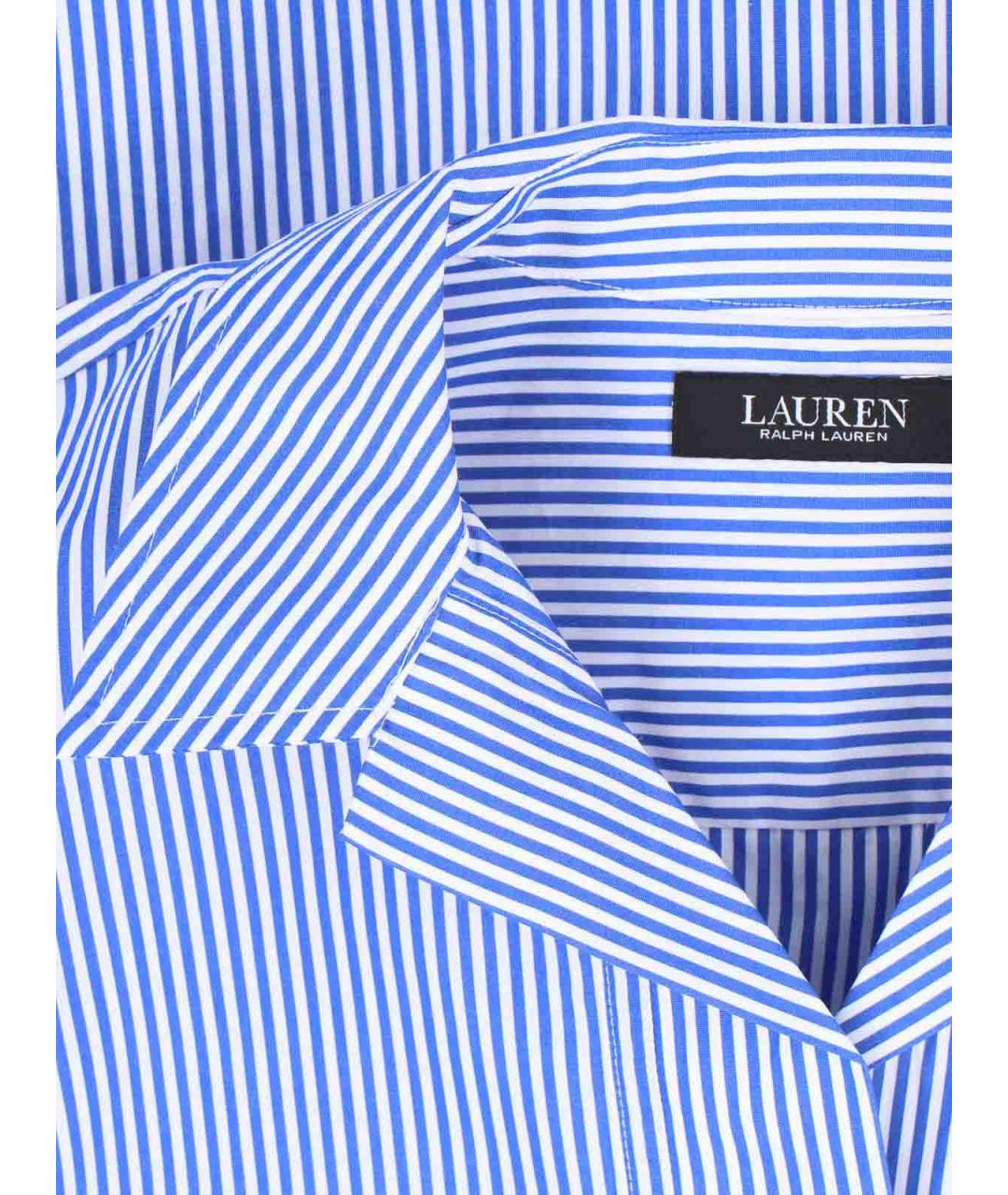 RALPH LAUREN Синяя хлопковая рубашка, фото 3