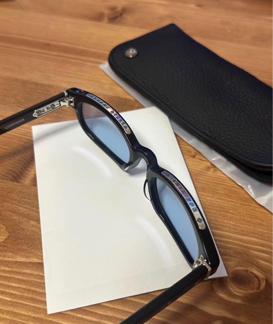 CHROME HEARTS Черные пластиковые солнцезащитные очки, фото 2