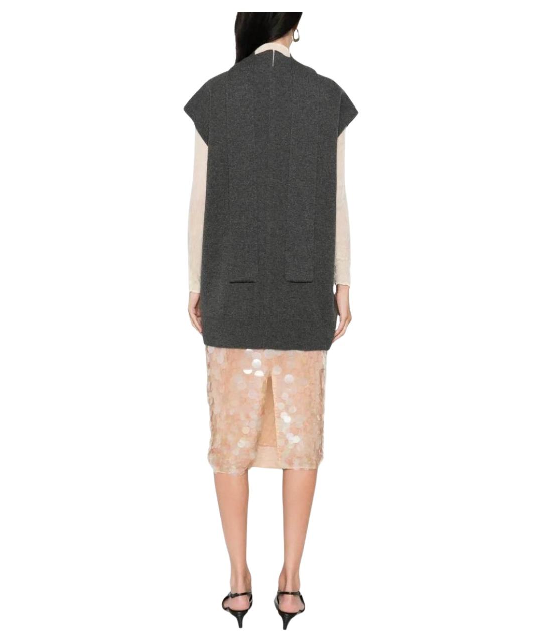 Carven Зеленая шелковая футболка, фото 4
