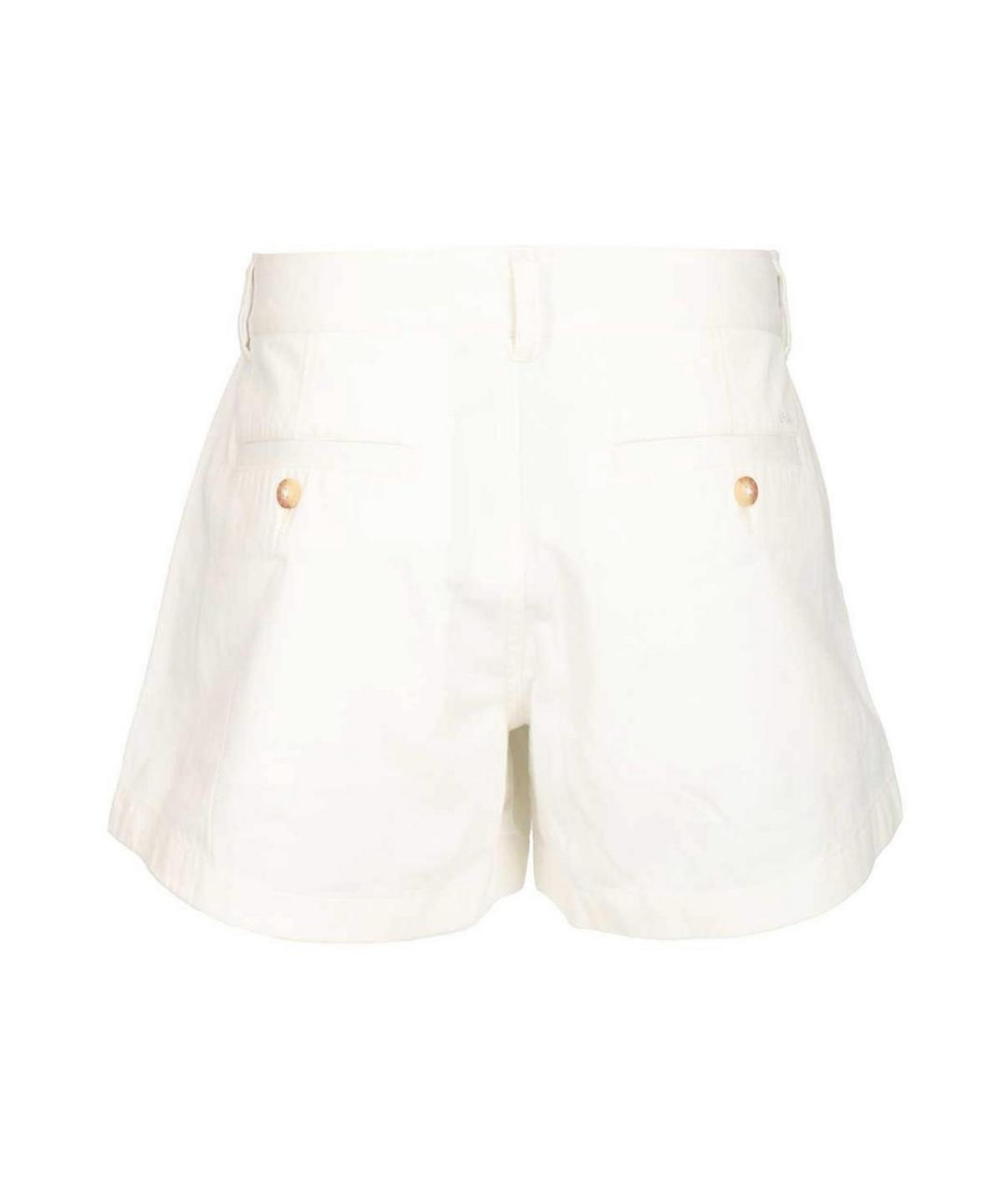POLO RALPH LAUREN Белые хлопковые шорты, фото 2