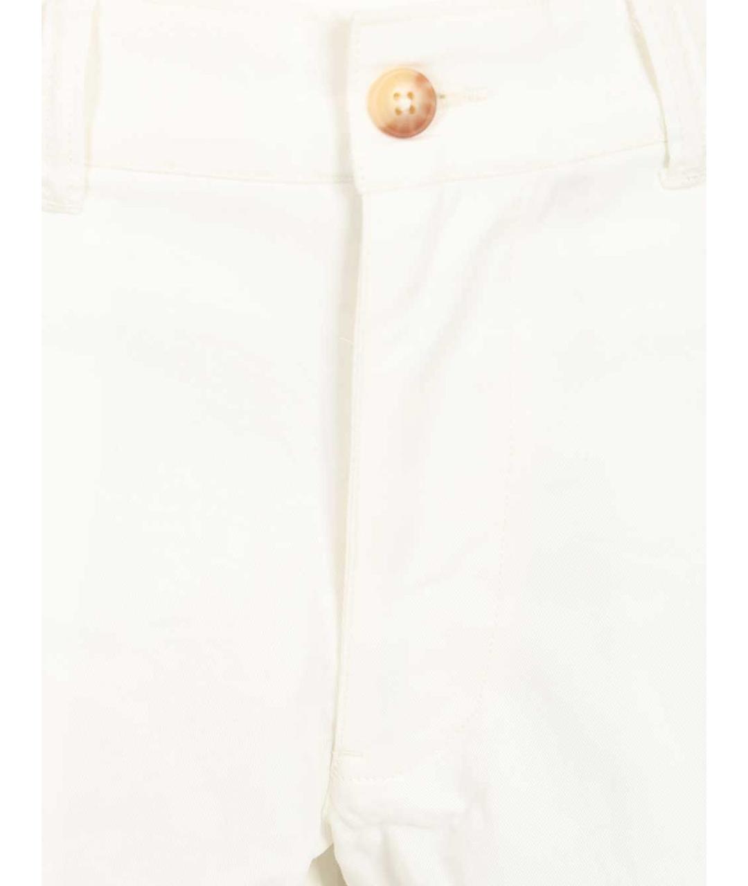 POLO RALPH LAUREN Белые хлопковые шорты, фото 4