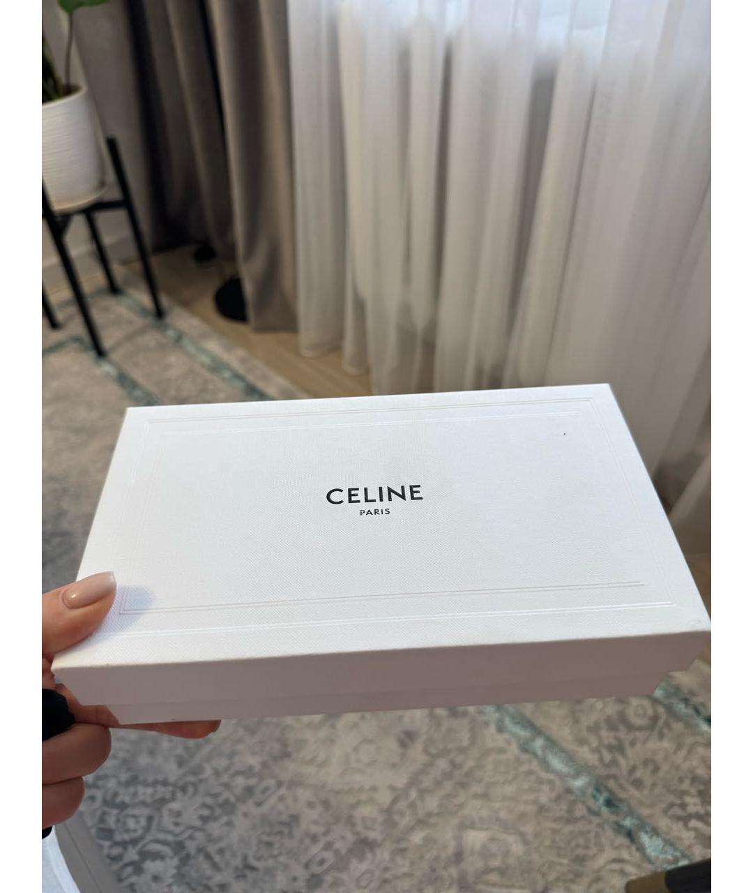 CELINE Черные пластиковые солнцезащитные очки, фото 4