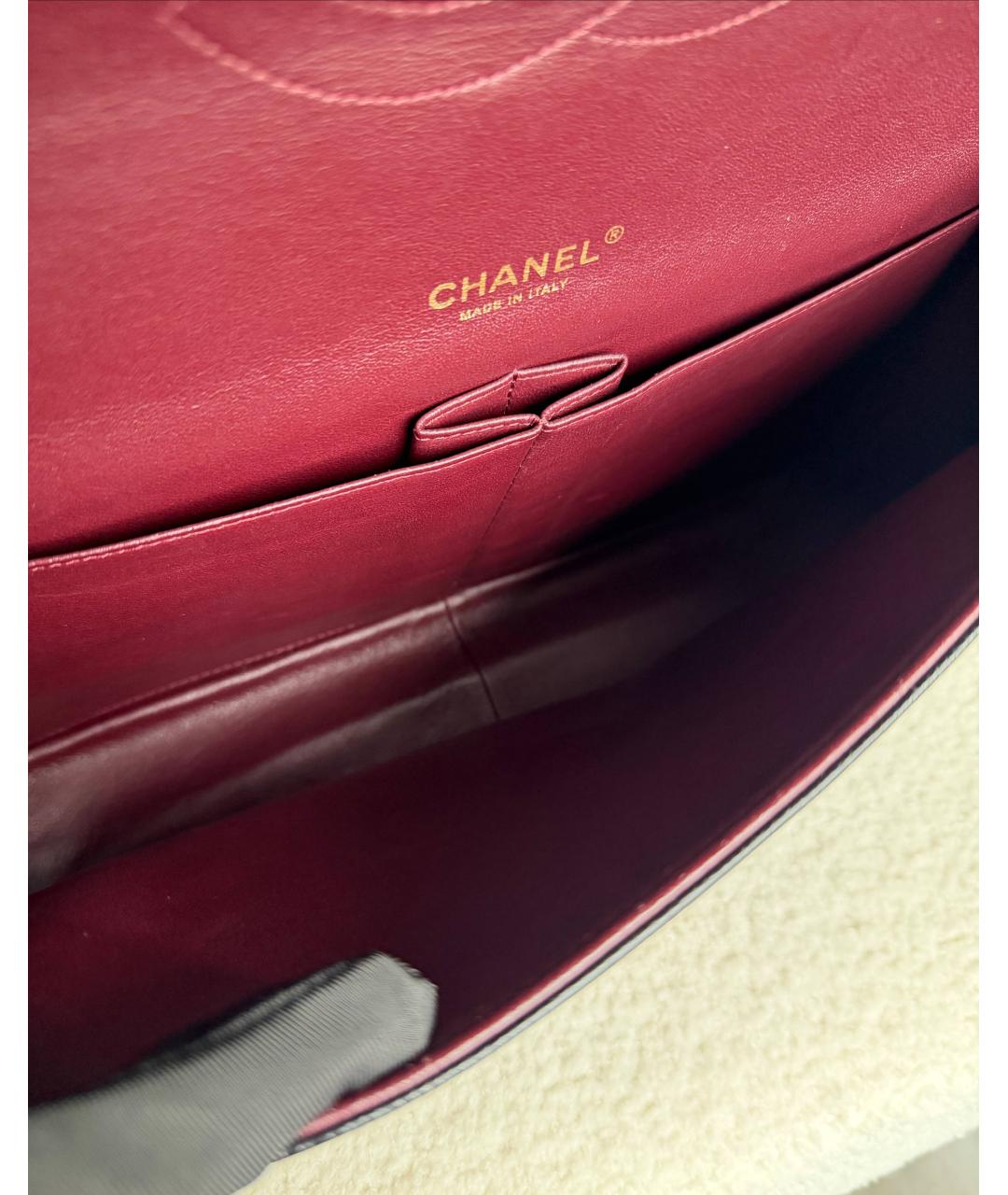 CHANEL Черная кожаная сумка через плечо, фото 8