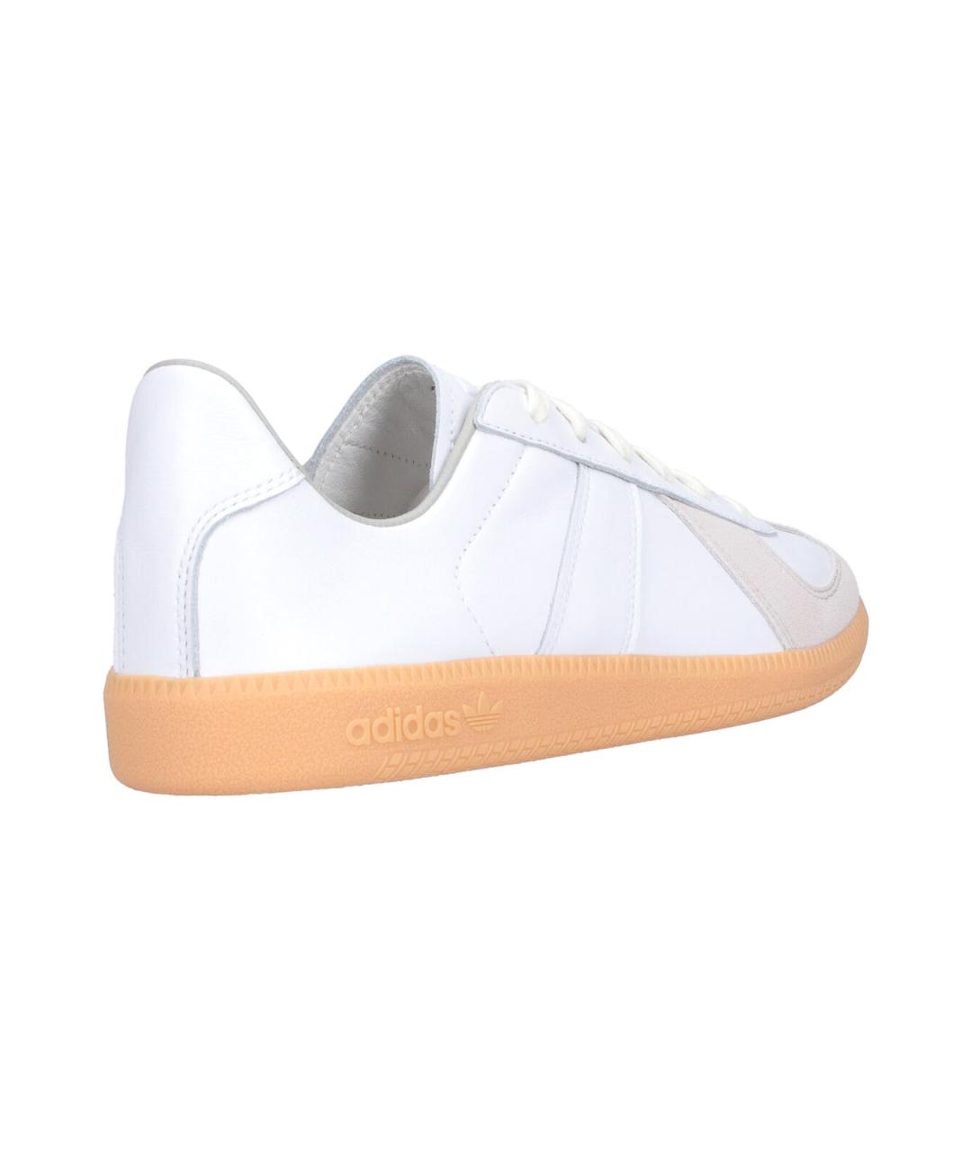 ADIDAS Белые кожаные низкие кроссовки / кеды, фото 4