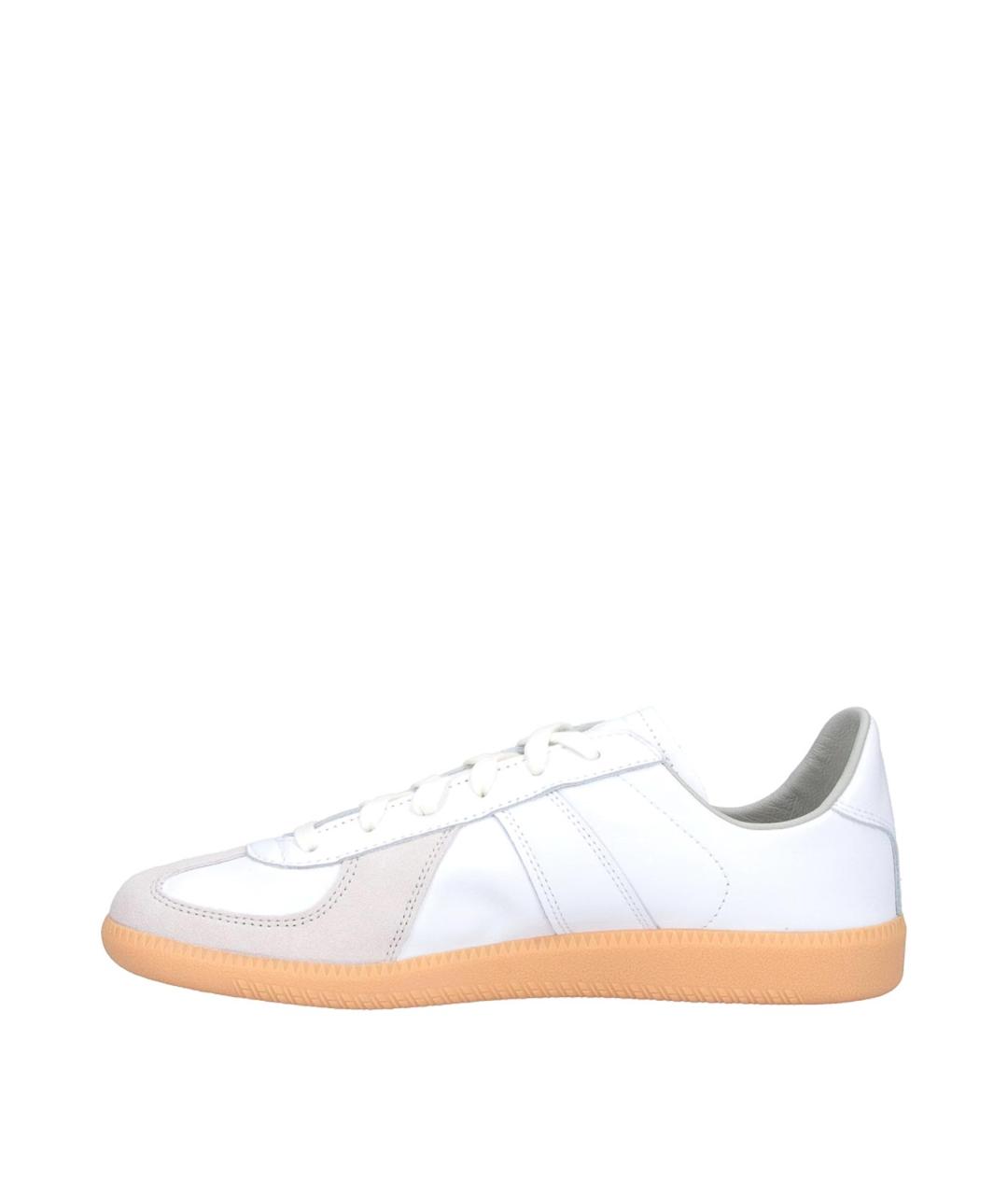 ADIDAS Белые кожаные низкие кроссовки / кеды, фото 3