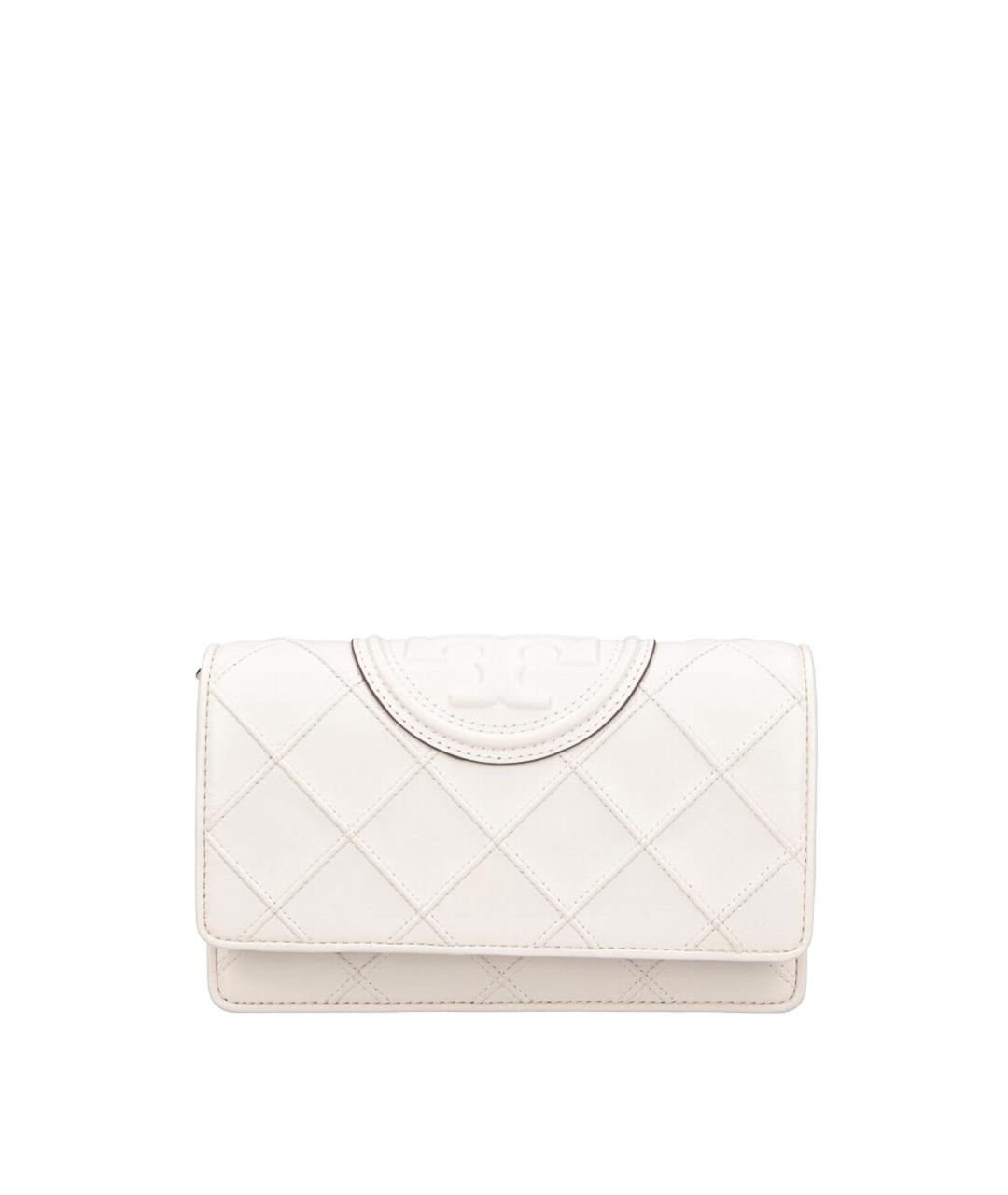 TORY BURCH Белый кожаный кошелек, фото 6