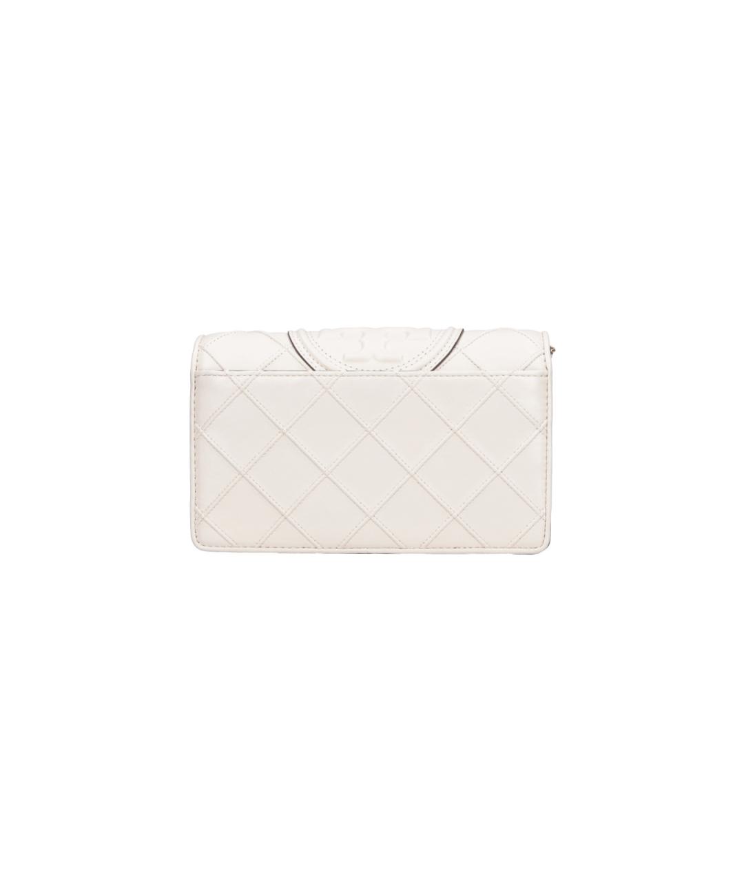 TORY BURCH Белый кожаный кошелек, фото 3