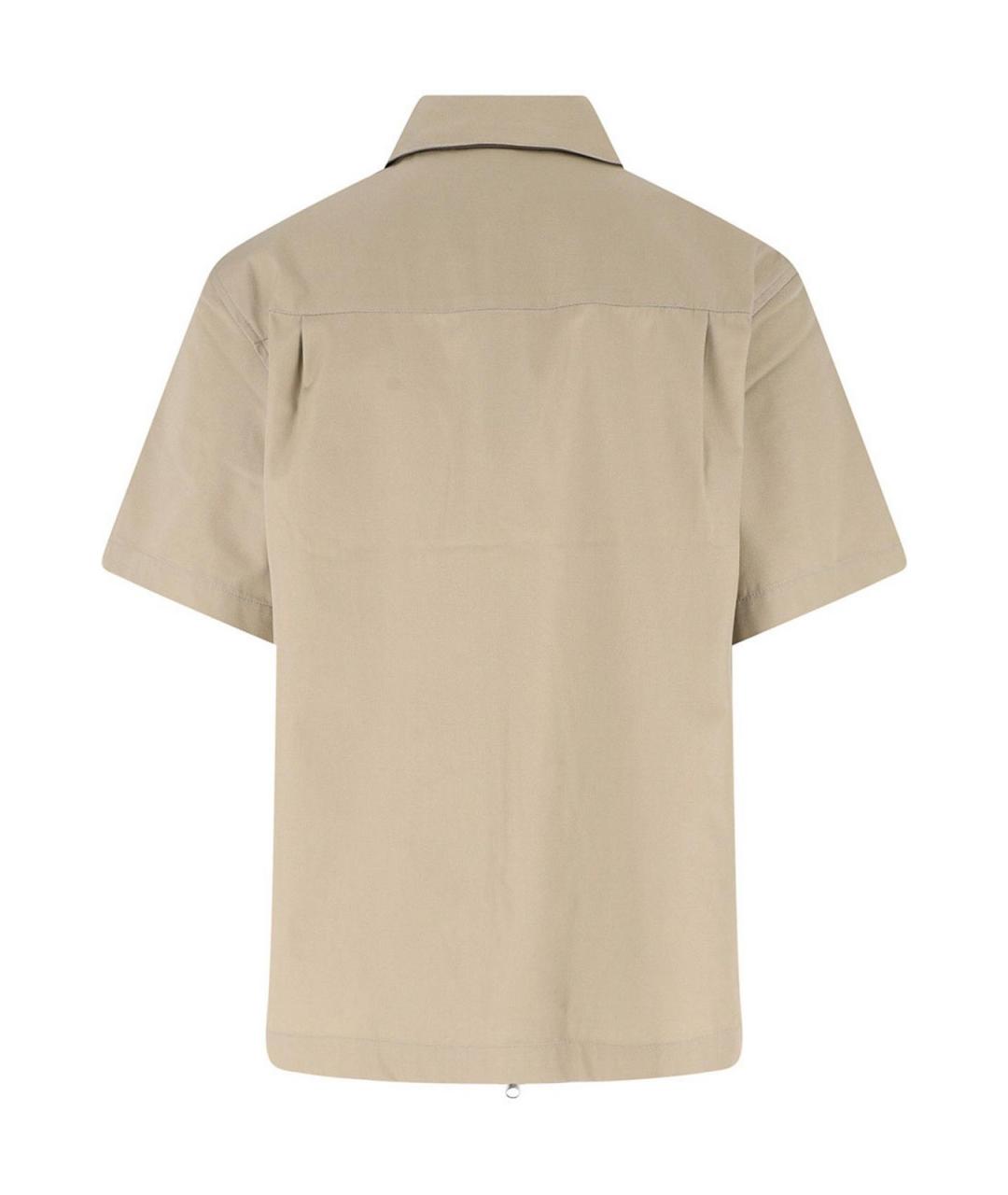 CARHARTT Бежевая хлопковая кэжуал рубашка, фото 2