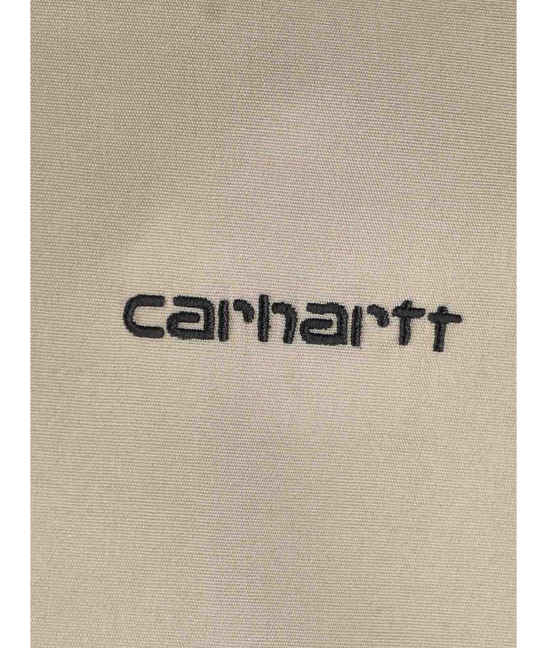 CARHARTT Бежевая хлопковая кэжуал рубашка, фото 3