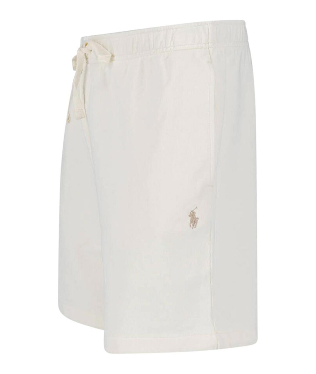 POLO RALPH LAUREN Белые хлопковые шорты, фото 3