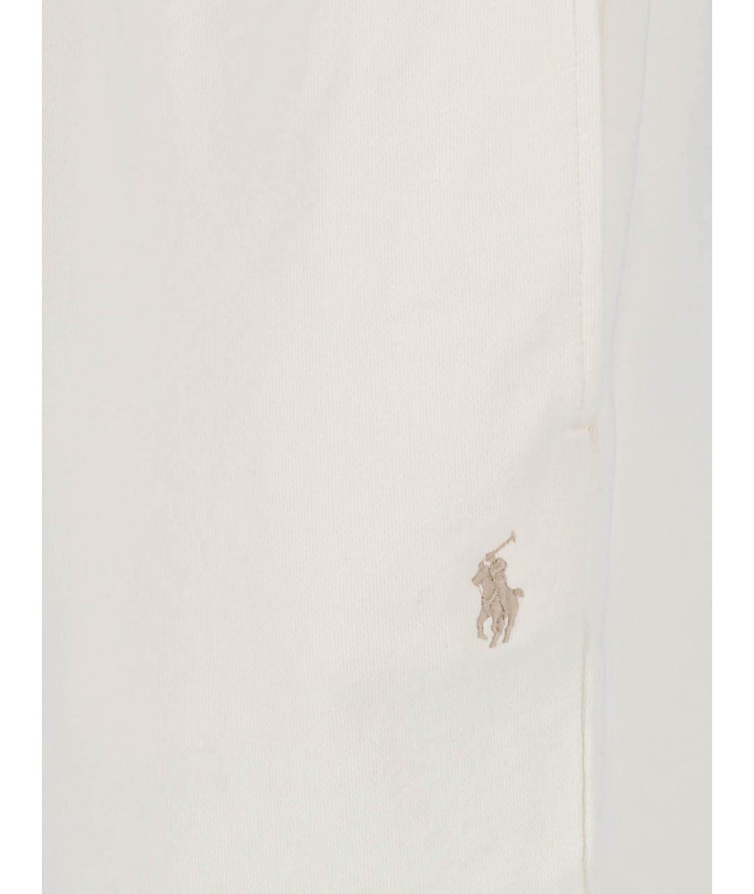 POLO RALPH LAUREN Белые хлопковые шорты, фото 4