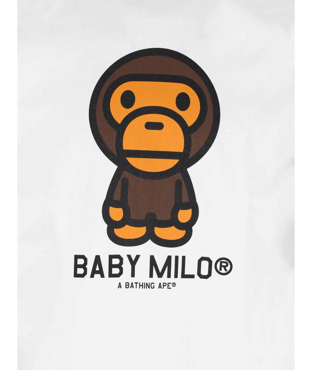 BAPE Белая хлопковая футболка, фото 3