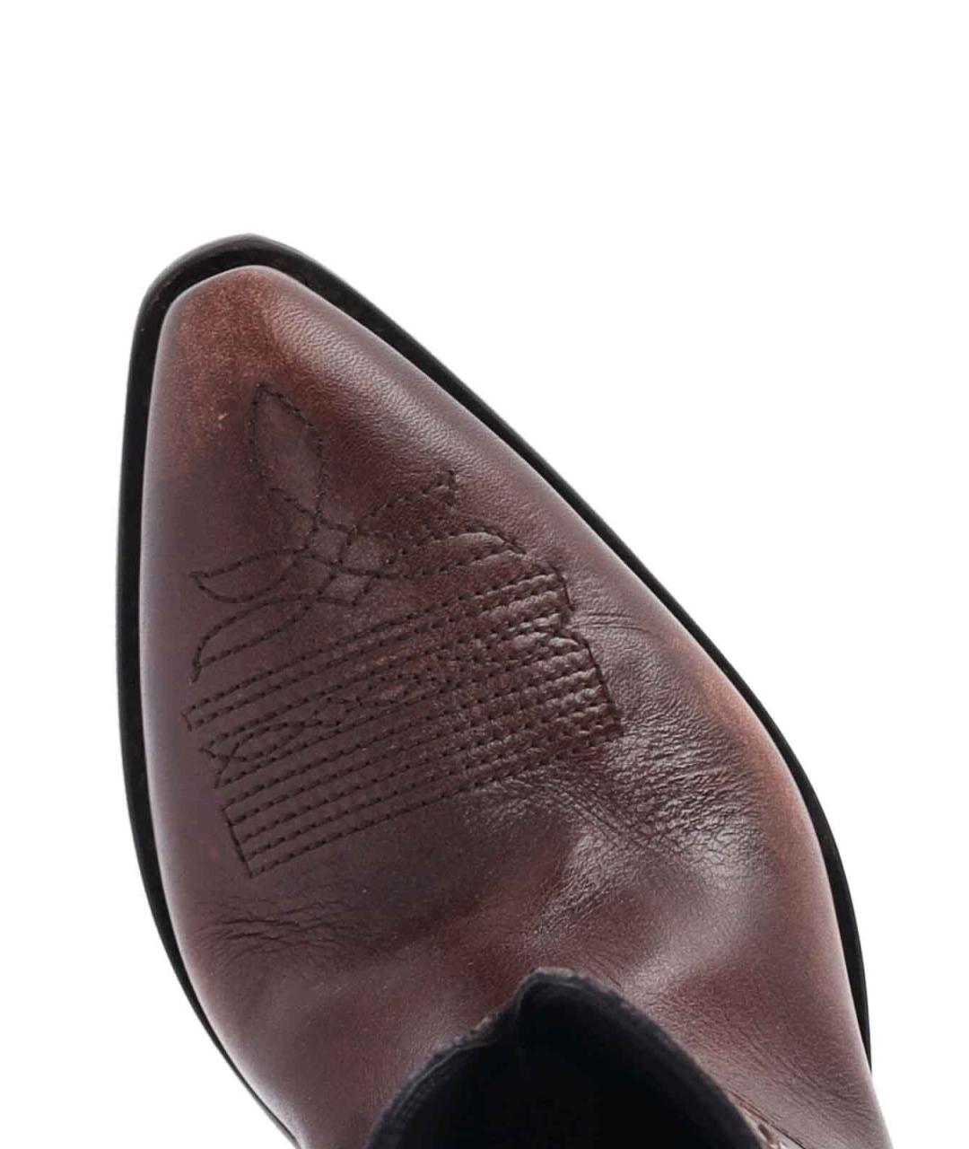 GOLDEN GOOSE DELUXE BRAND Коричневые кожаные ботинки, фото 5