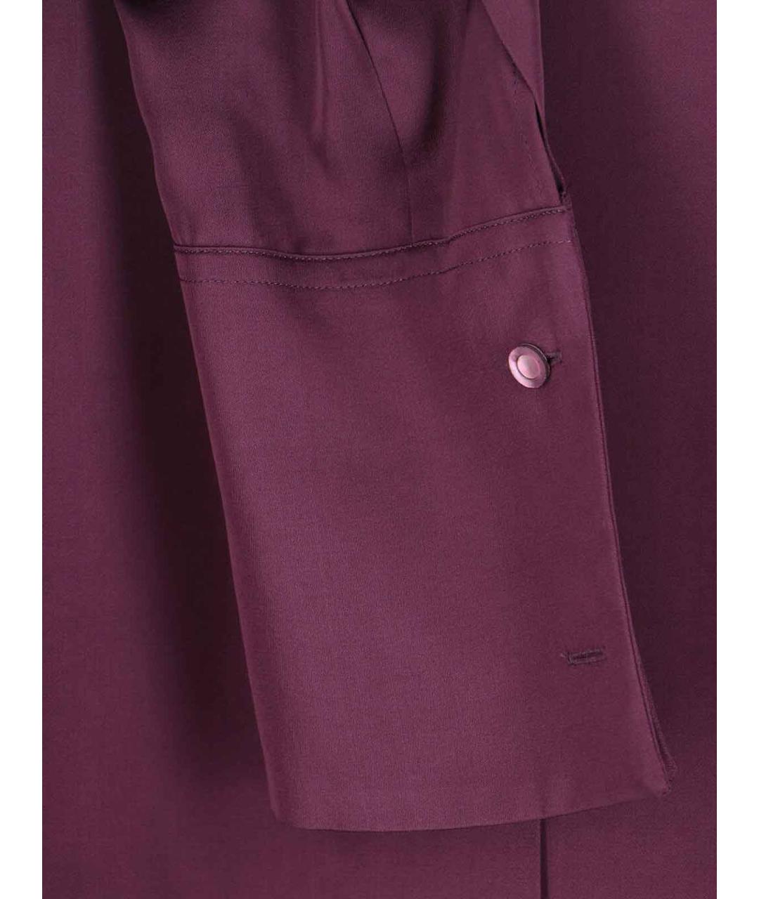DRIES VAN NOTEN Фиолетовая вискозная рубашка, фото 3
