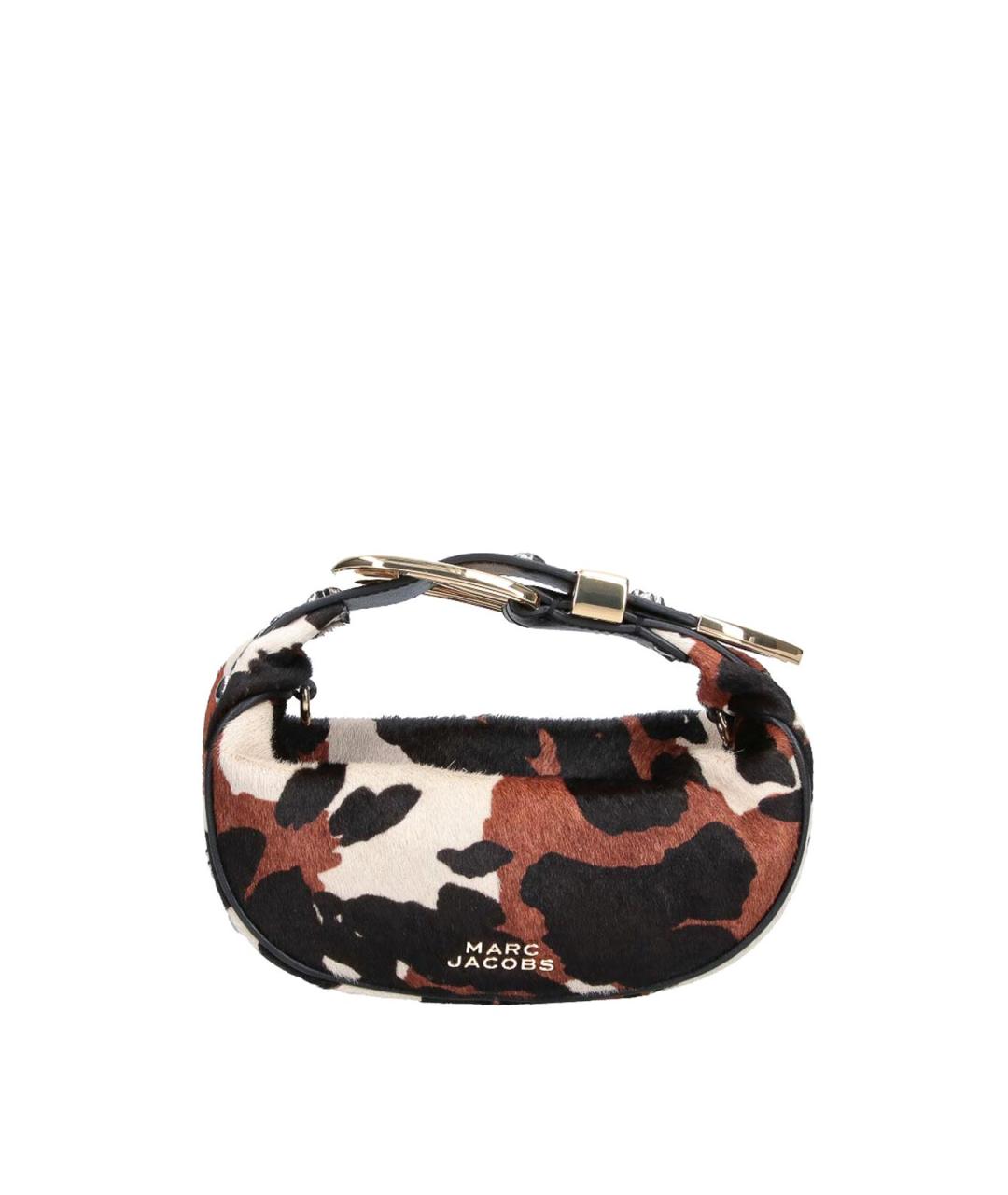 MARC JACOBS Коричневая кожаная сумка с короткими ручками, фото 1