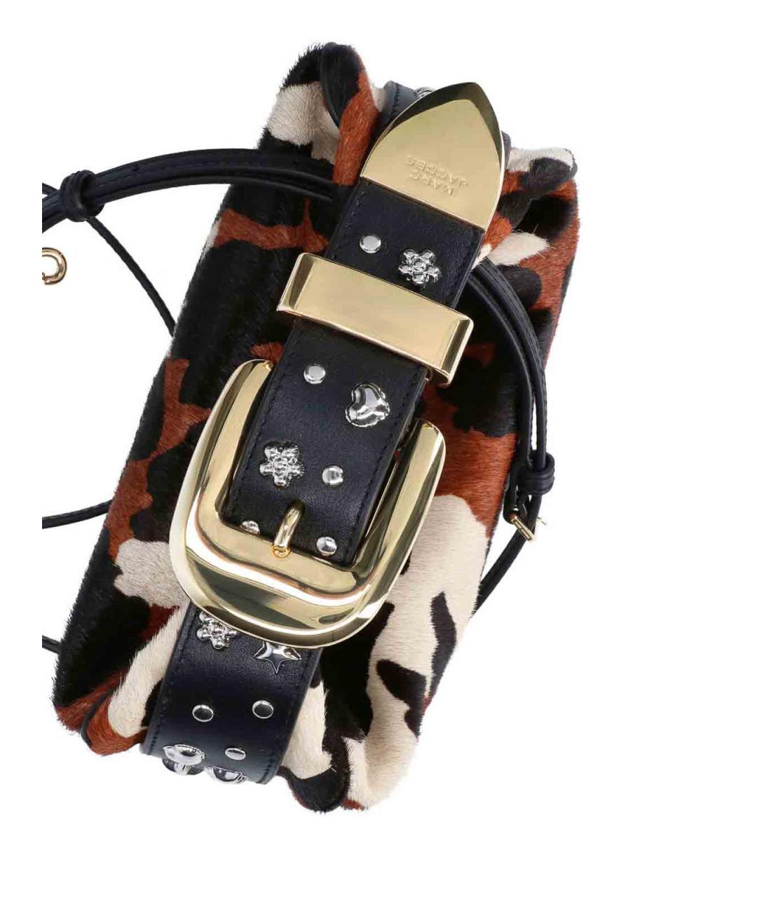 MARC JACOBS Коричневая кожаная сумка с короткими ручками, фото 4