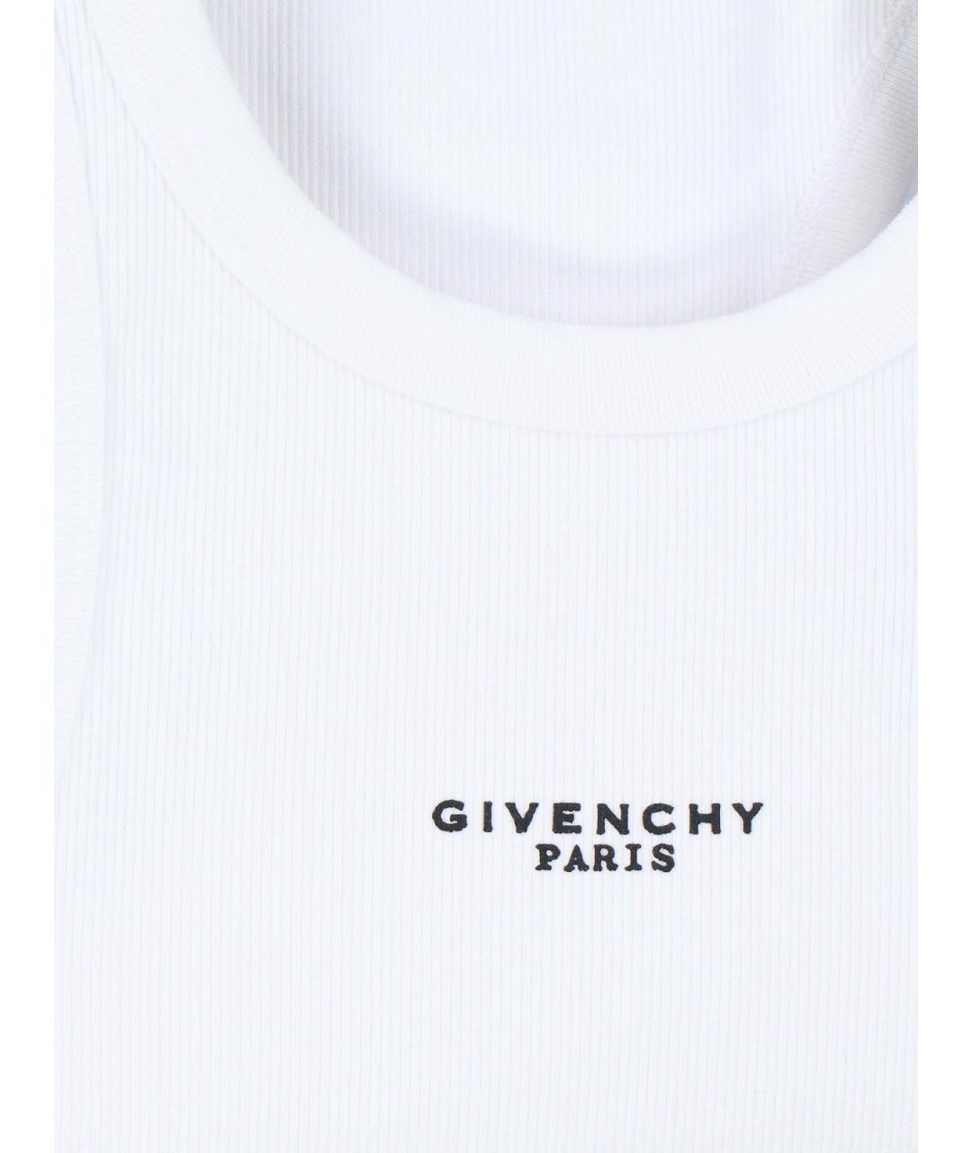 GIVENCHY Белая хлопковая майка, фото 3