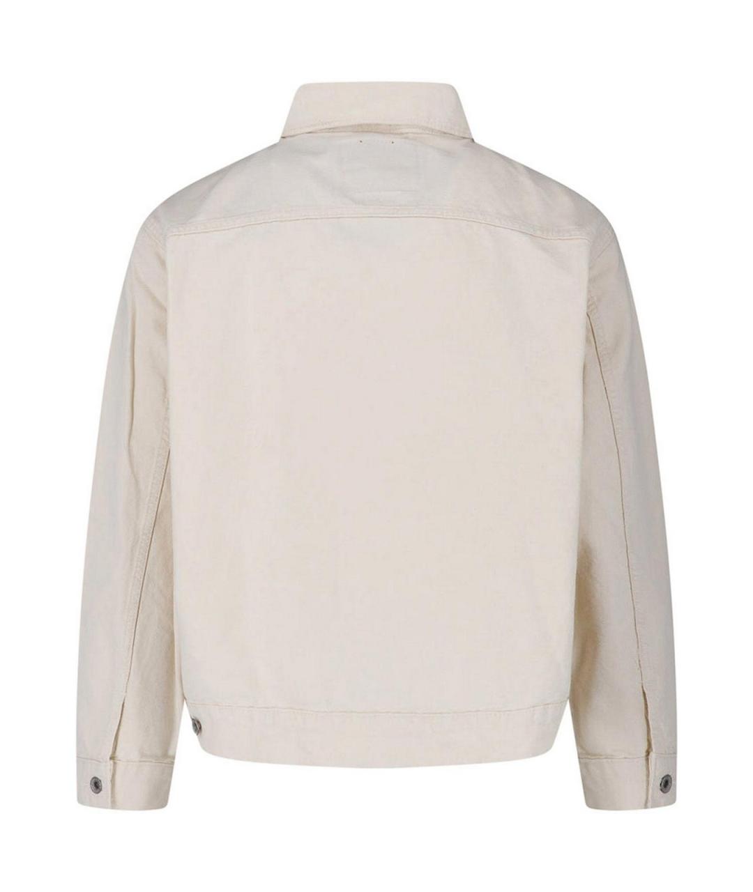 LEVI'S Белая хлопковая куртка, фото 2