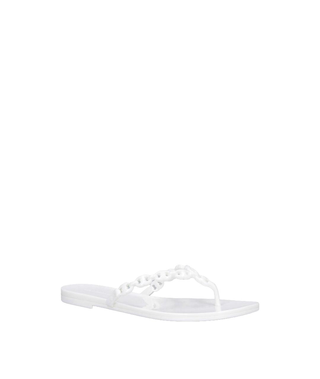 TORY BURCH Белые резиновые сандалии, фото 2