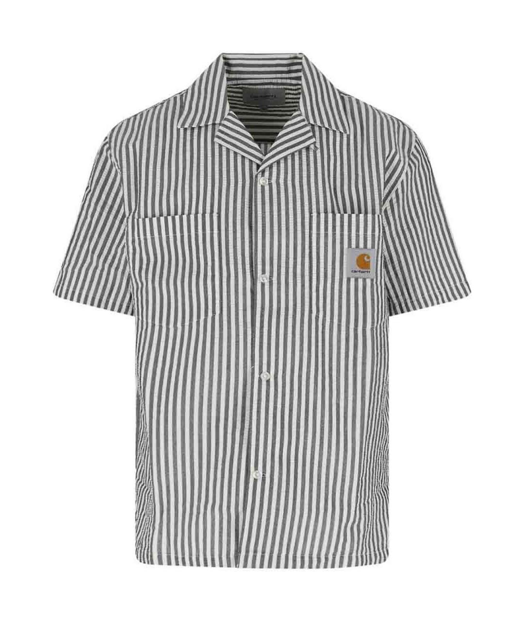 CARHARTT Серая хлопковая кэжуал рубашка, фото 1