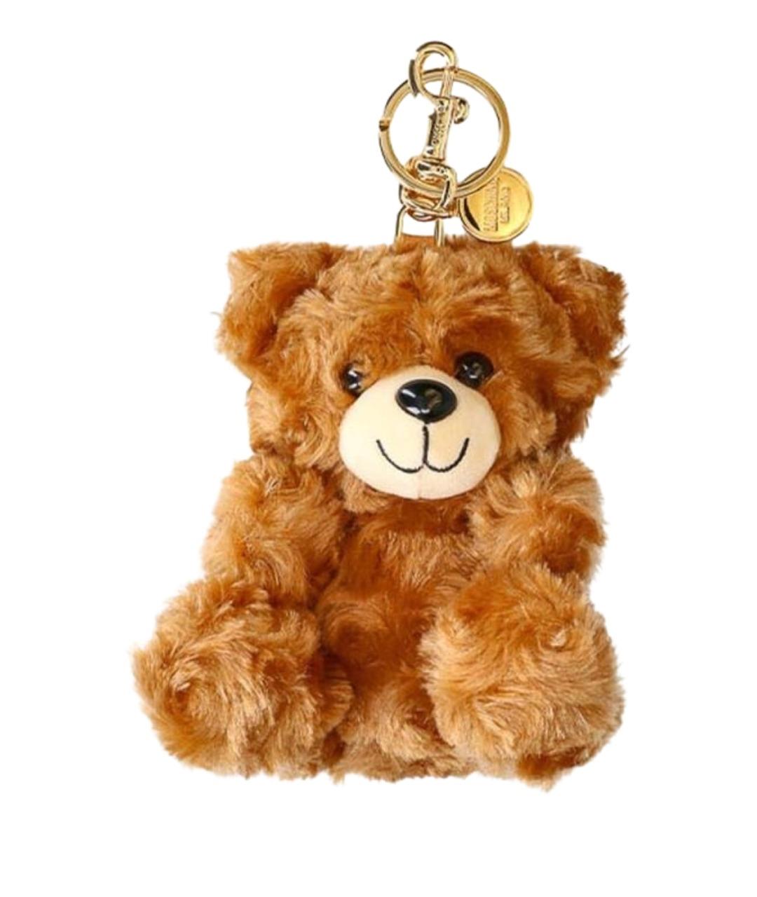MOSCHINO Коричневый брелок, фото 1
