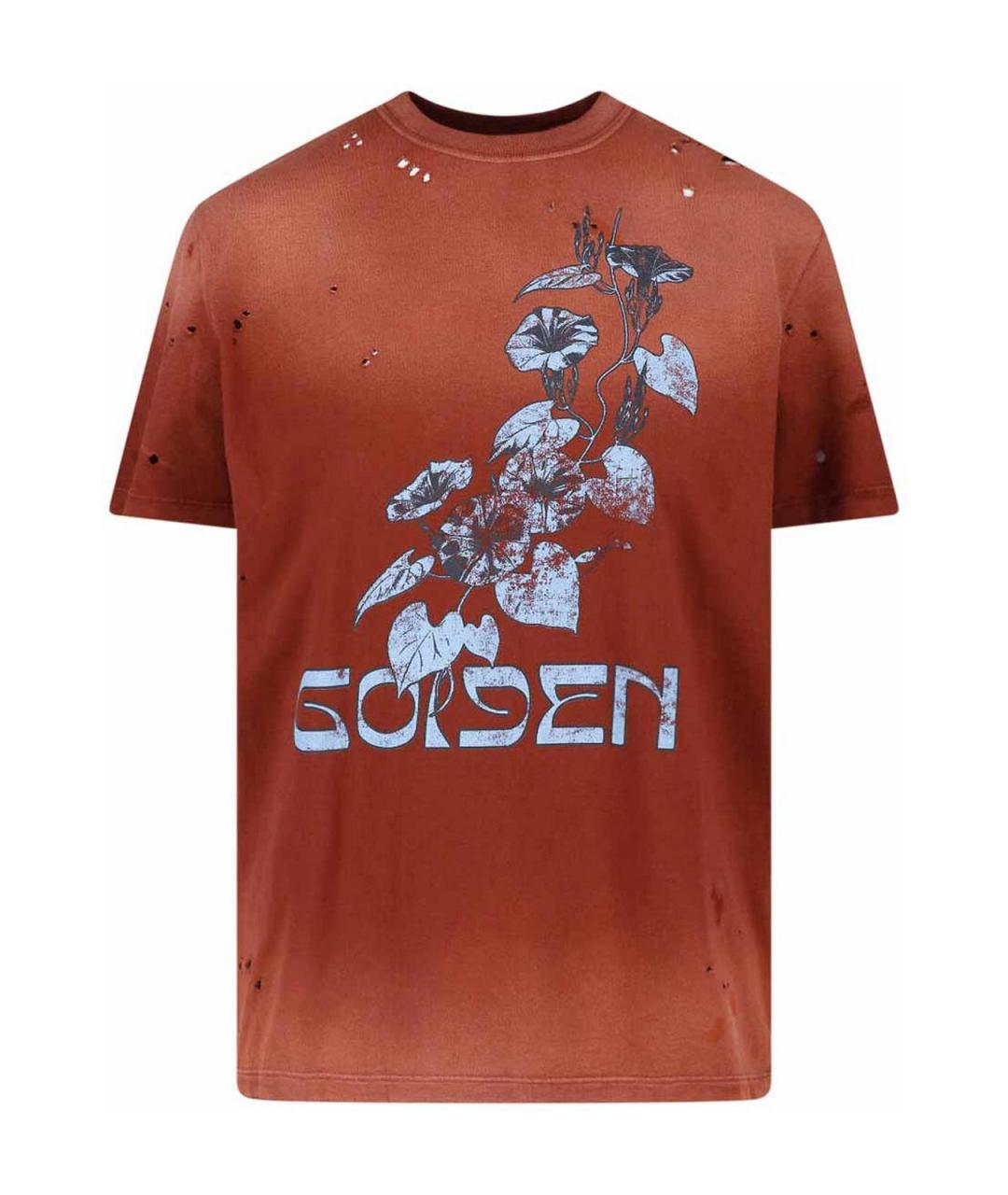 GOLDEN GOOSE DELUXE BRAND Мульти хлопковая футболка, фото 1