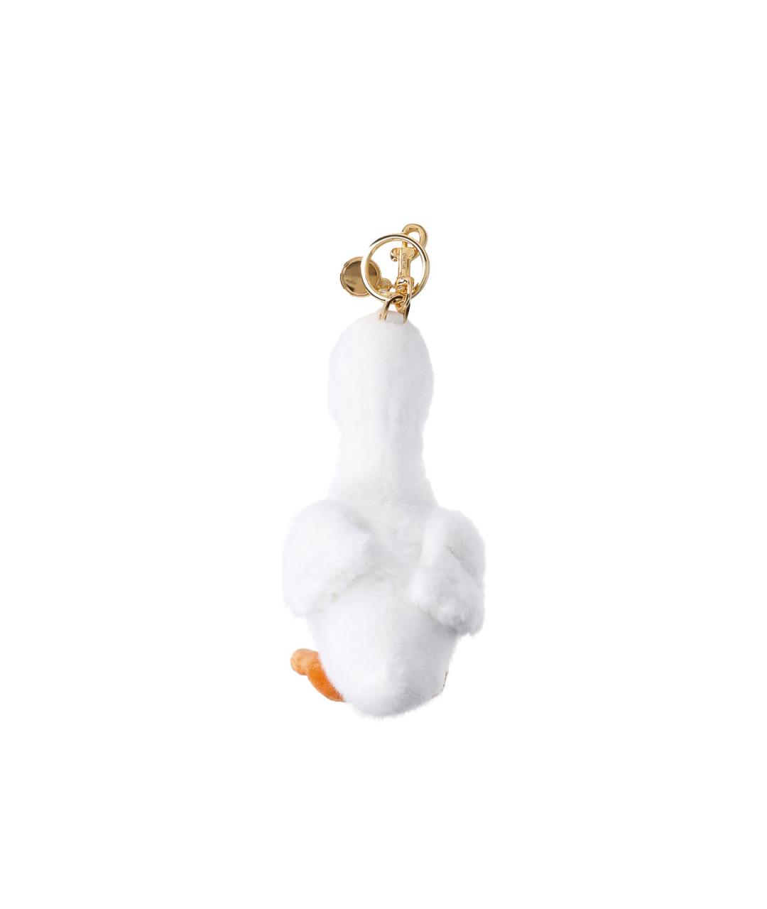 MOSCHINO Белый брелок, фото 2