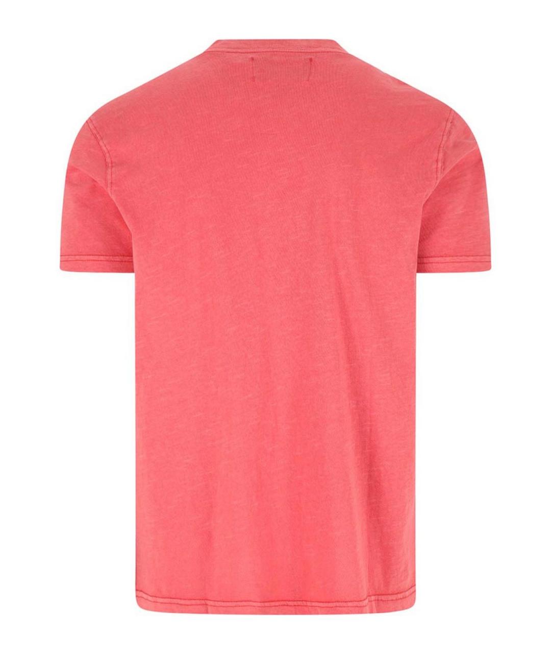 POLO RALPH LAUREN Красное хлопковое поло с коротким рукавом, фото 2