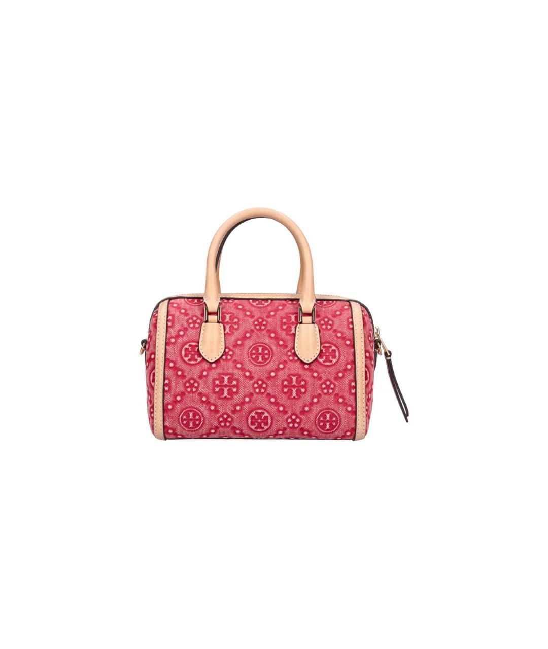 TORY BURCH Красная хлопковая сумка через плечо, фото 3