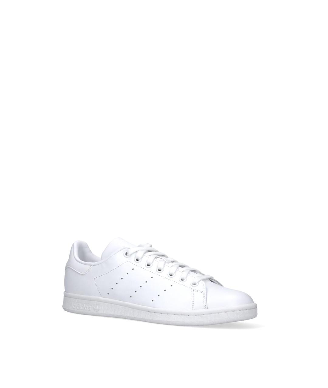 ADIDAS Белые кожаные низкие кроссовки / кеды, фото 2