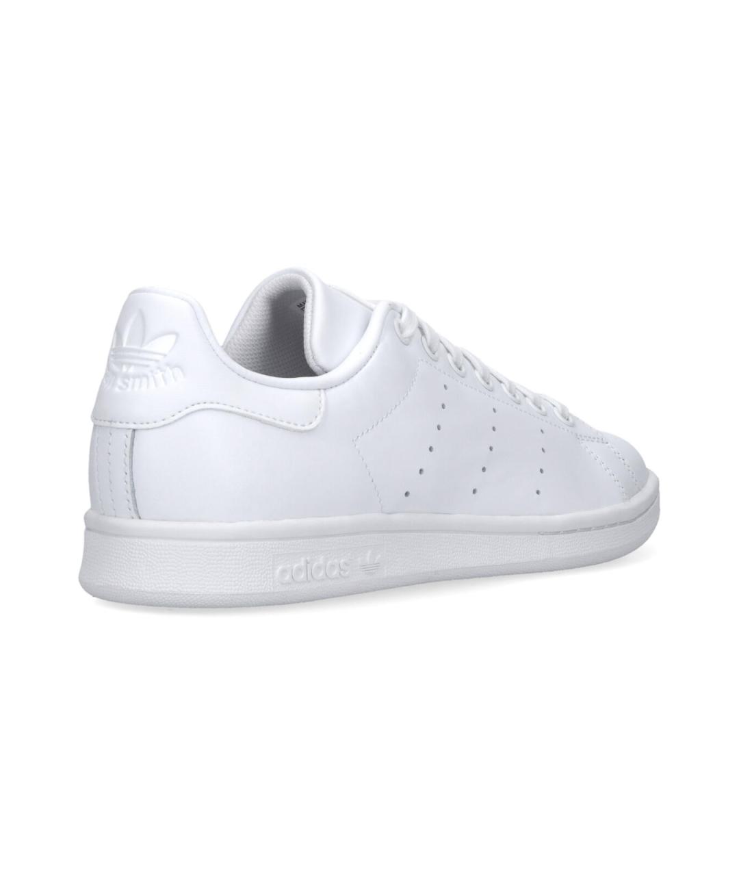 ADIDAS Белые кожаные низкие кроссовки / кеды, фото 4