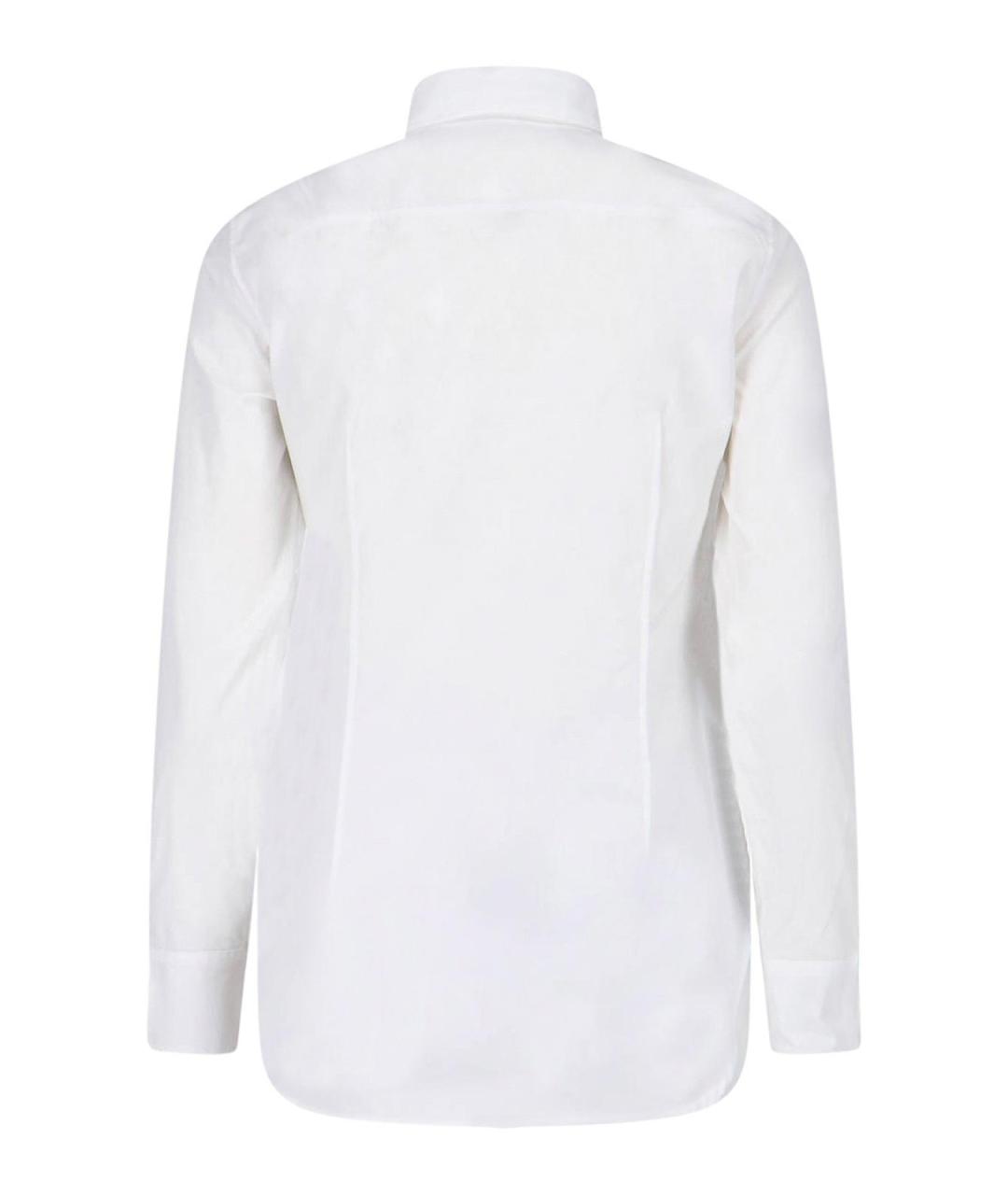 JIL SANDER Белая хлопковая рубашка, фото 2