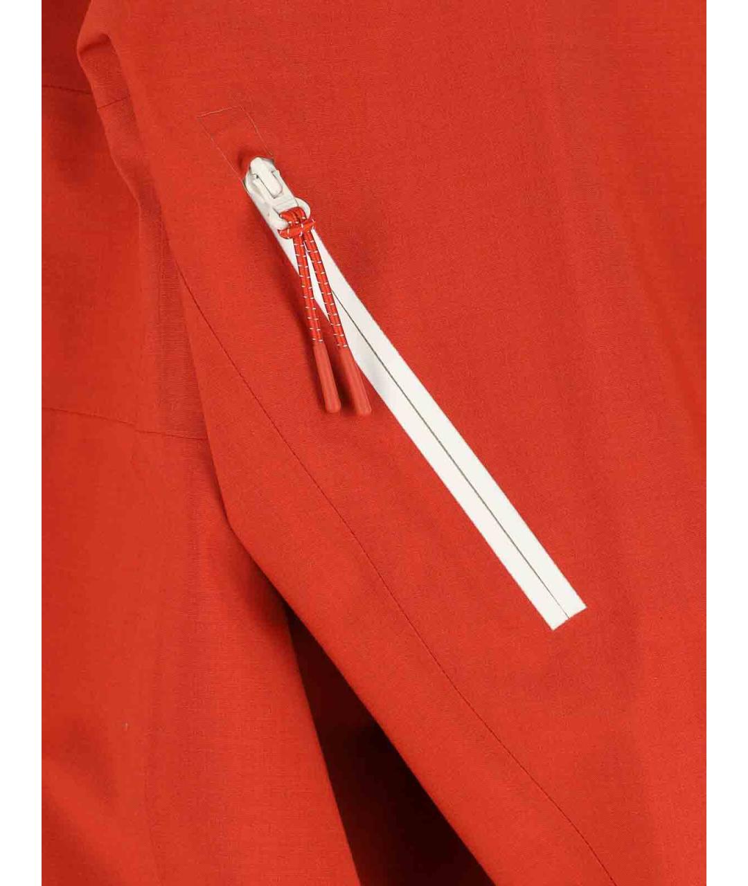 LACOSTE Оранжевая полиэстеровая куртка, фото 4