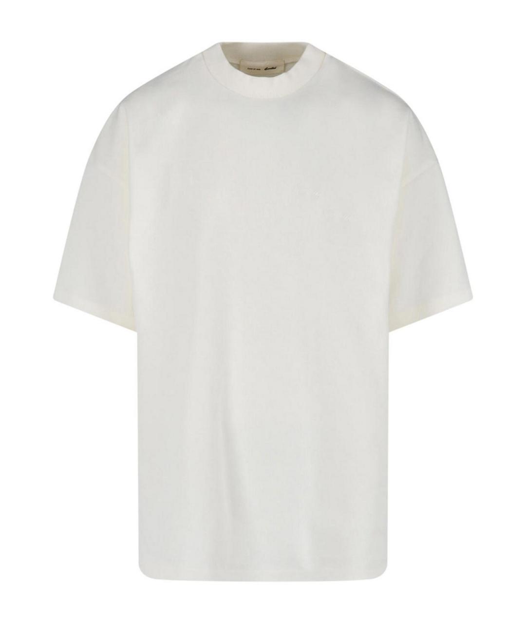 FEAR OF GOD Белая хлопковая футболка, фото 1