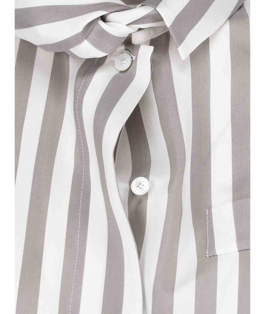 KITON Бежевая шелковая рубашка, фото 4
