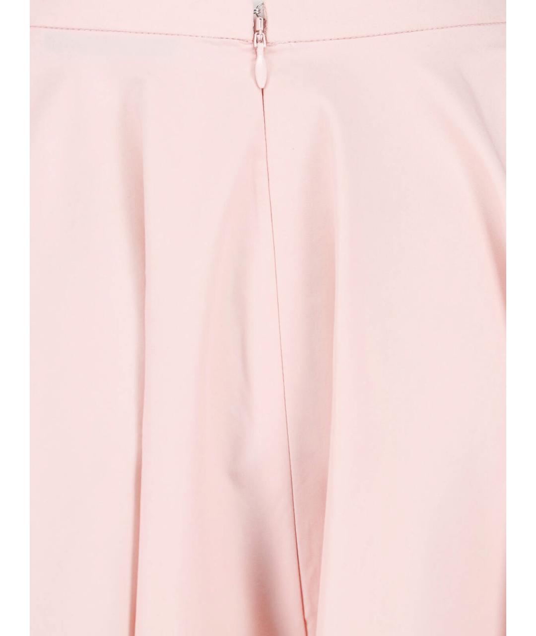 GIVENCHY Розовая хлопковая юбка миди, фото 4