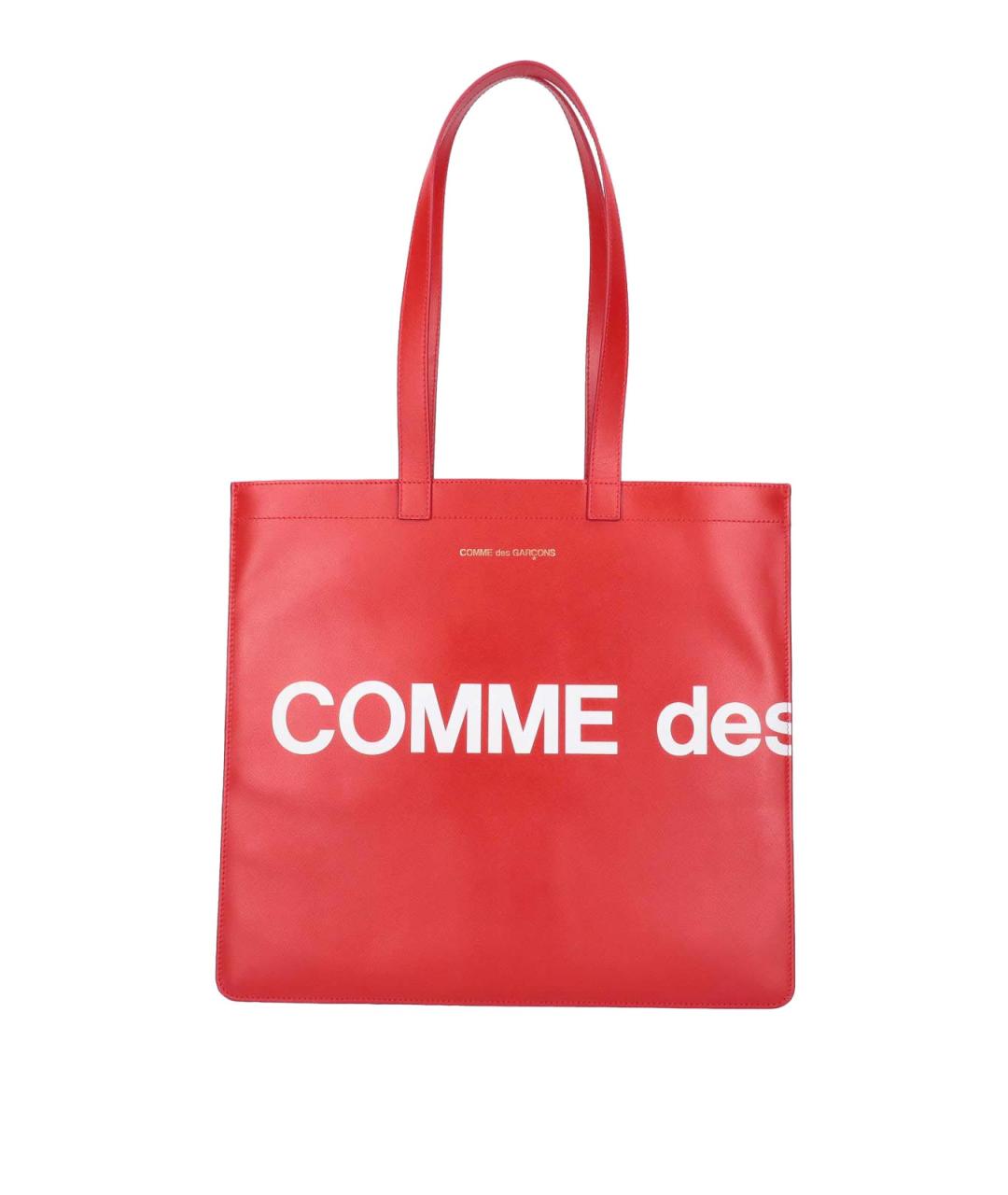 COMME DES GARÇONS Красная кожаная сумка тоут, фото 1