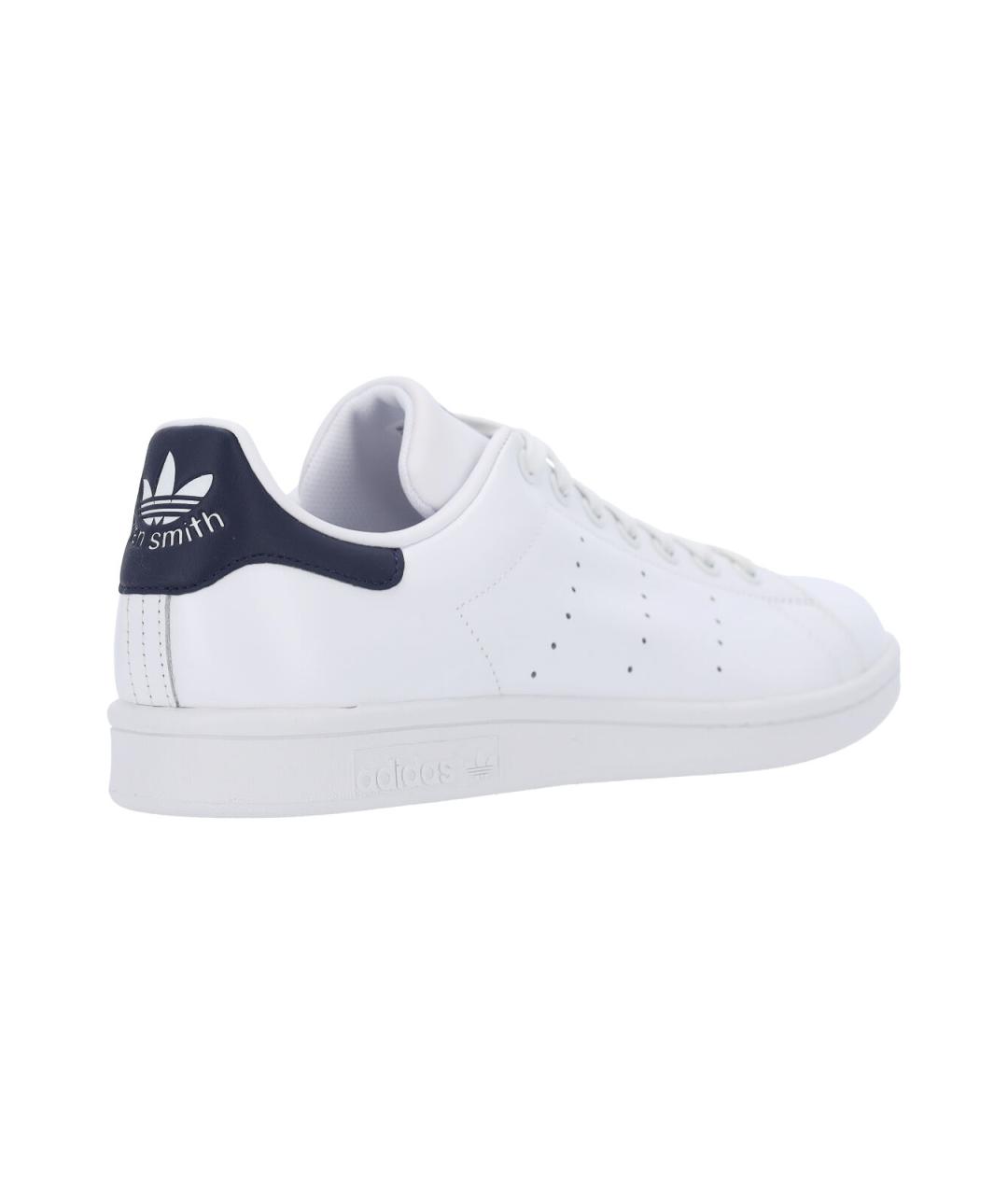 ADIDAS Белые кожаные низкие кроссовки / кеды, фото 4