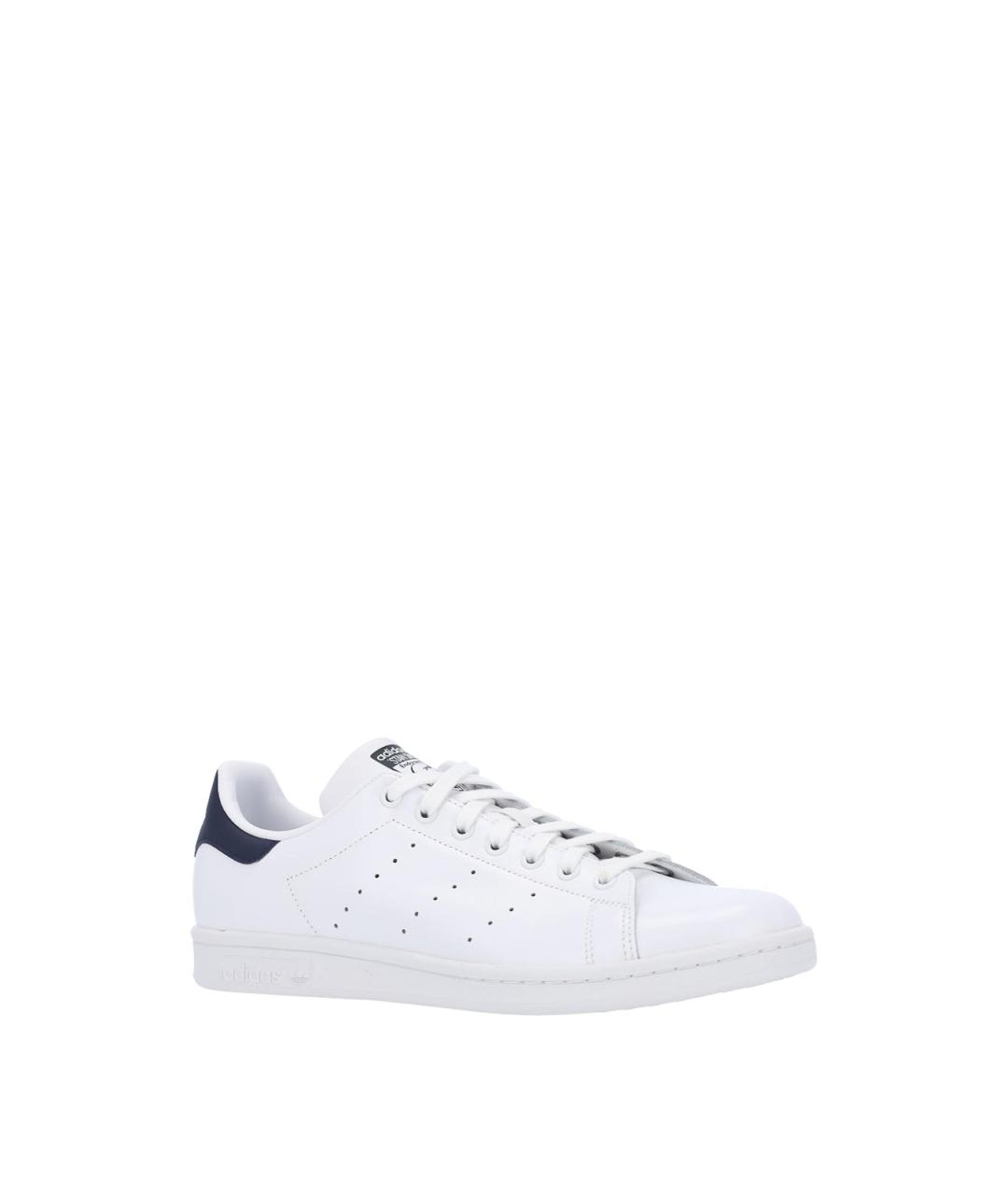 ADIDAS Белые кожаные низкие кроссовки / кеды, фото 2