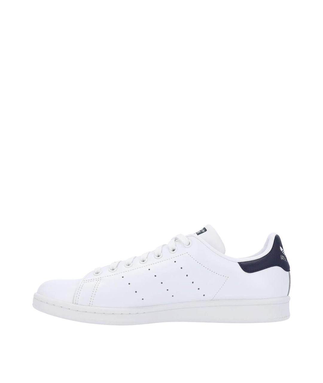 ADIDAS Белые кожаные низкие кроссовки / кеды, фото 3