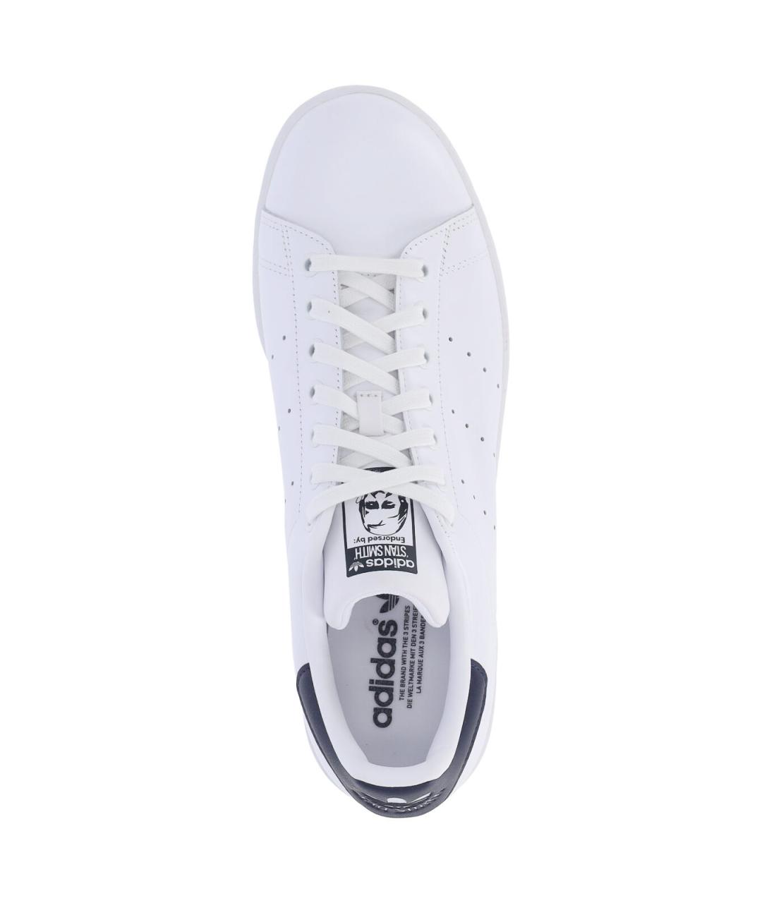 ADIDAS Белые кожаные низкие кроссовки / кеды, фото 5
