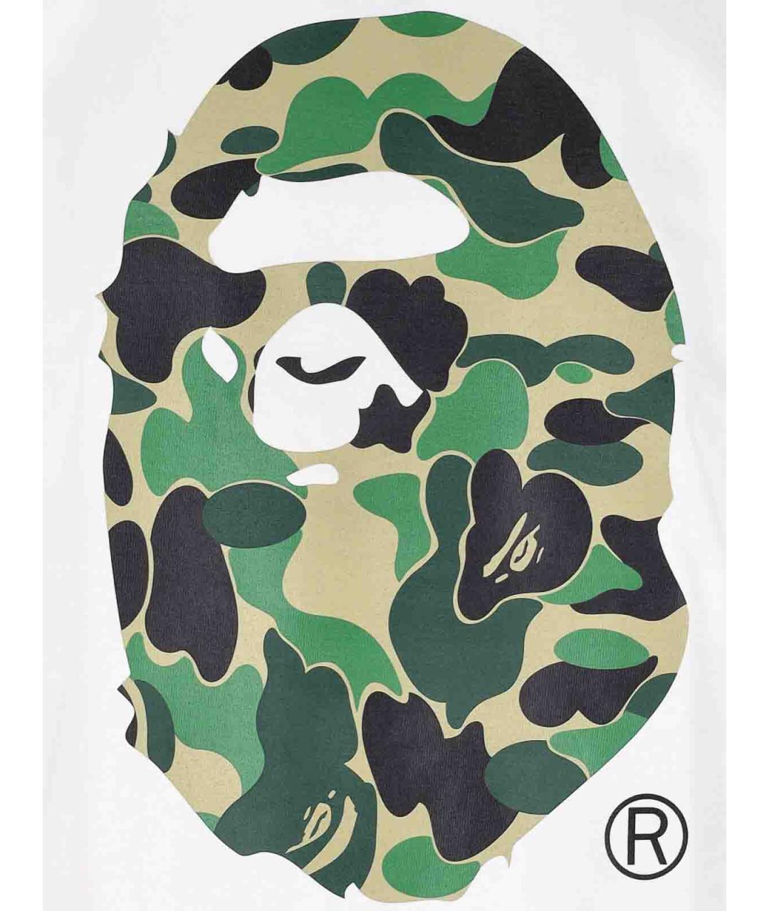 BAPE Белая хлопковая футболка, фото 3