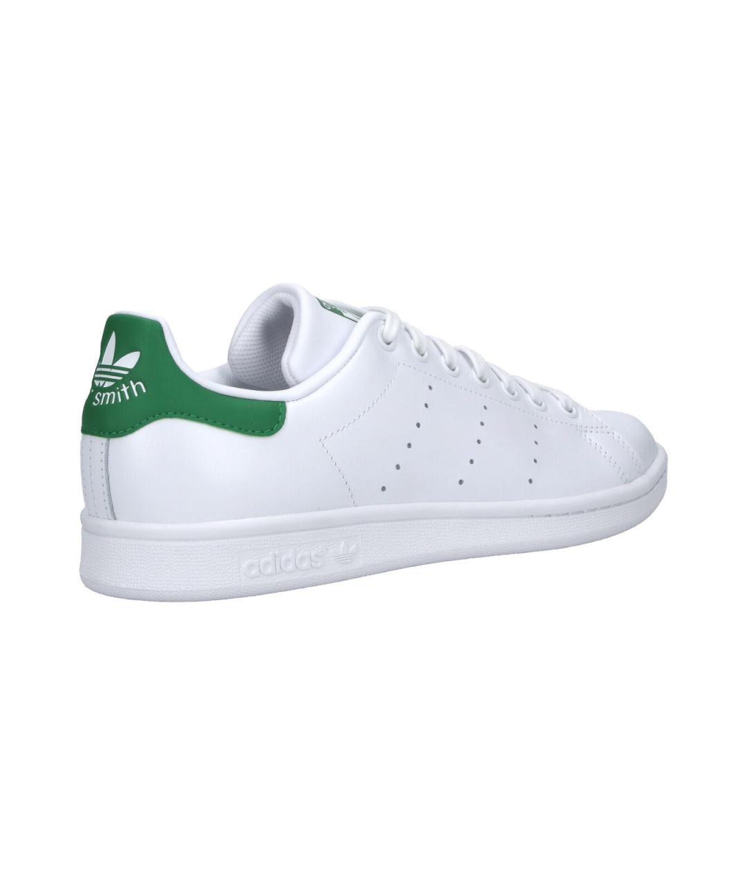 ADIDAS Белые кожаные низкие кроссовки / кеды, фото 4